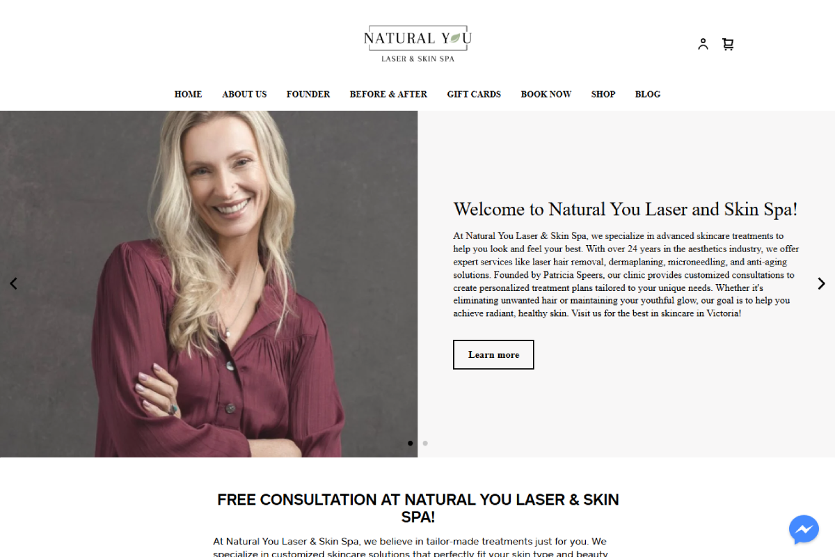 Natural YouWeebly Website