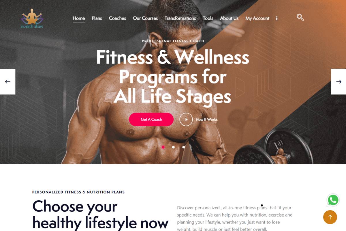 SwasthahamWordPress Website